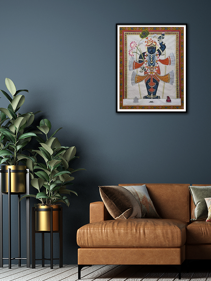 Shrinathji: Pichwai painting for sale