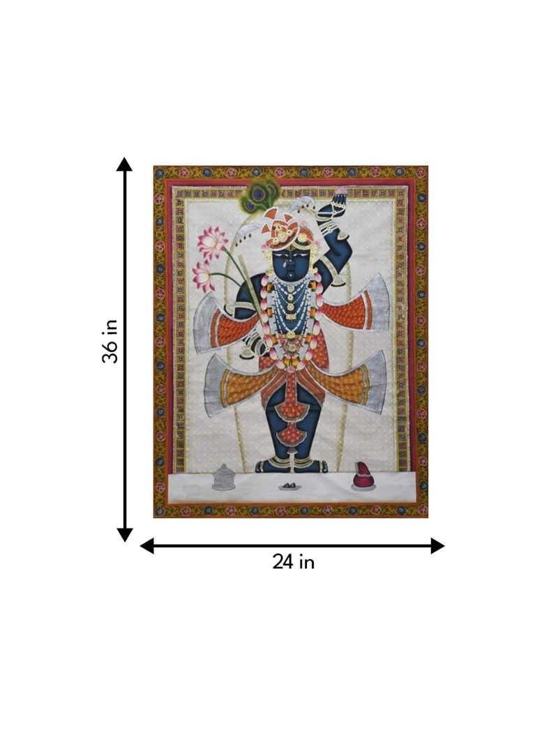 Enchanting Shrinathji: Pichwai painting by Jayesh Sharma