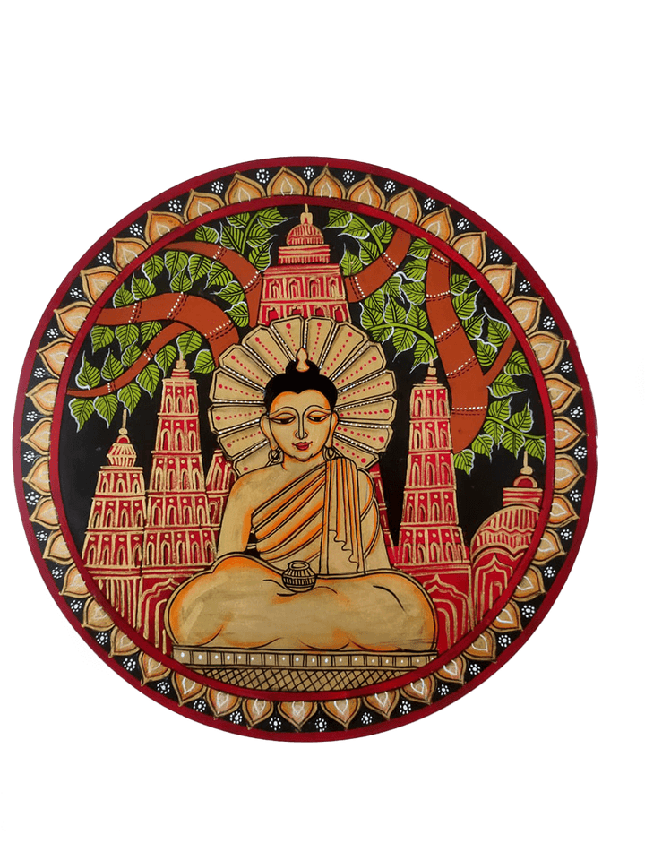 Enlightened appearance of Lord Buddha: Tikuli art by Ashok Kumar Thumbnail