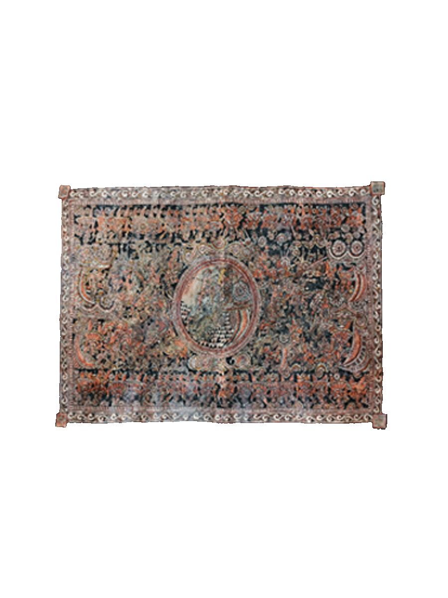 Epic Kaleidoscope: Unveiling the Mahabharata Geethopdesam Wall Tapestry by Sindhe Sriramulu