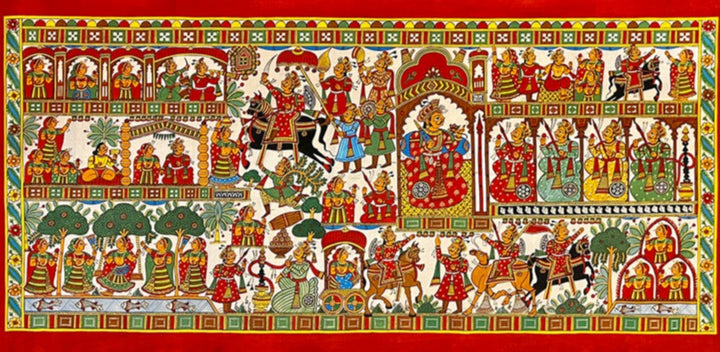 Episodes of Pabuji’s Life: Stories Through Phad Painting by Kalyan Joshi Thumbnail