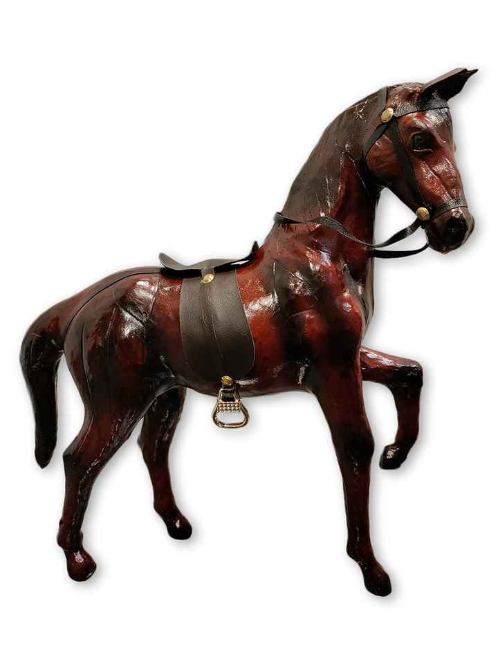 Equestrian Elegance: The Leather Craftwork of a Horse, Leather toys by Nandram Thumbnail