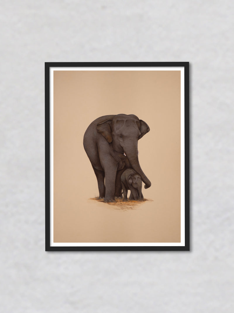 Eternal Devotion: A Mother's Gentle Caress 