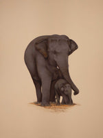 Eternal Devotion: A Mother's Gentle Caress by Mohan Prajapati