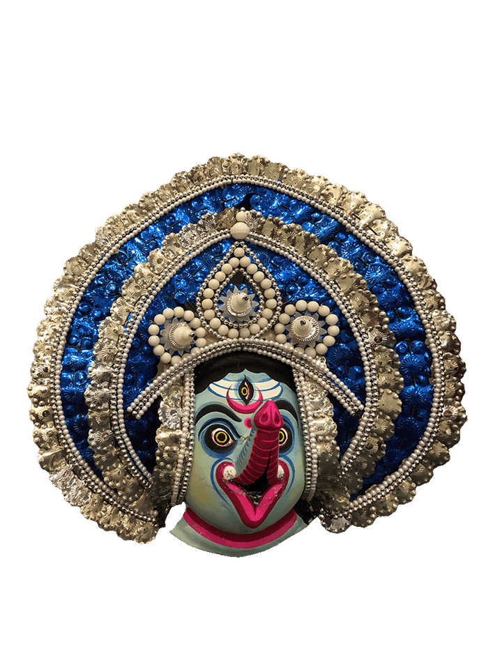 Eternal Grace: The Chau Mask of Lord Ganesh by Dharmendra Sutradhar Thumbnail