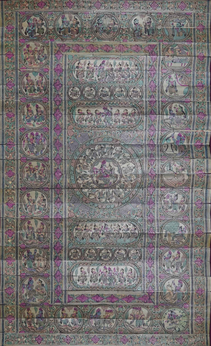 Eternal Harmony: Monochromatic Odyssey of Hues Talapatra Painting by Apindra Swain Thumbnail
