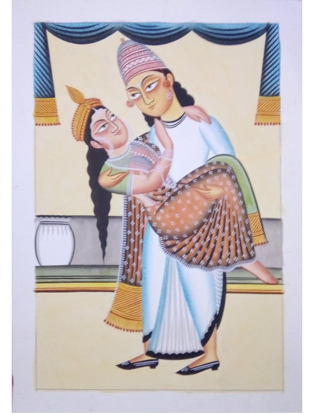 Eternal Love Story: Awakening of Romance Kalighat by Hasir Chitrakar Thumbnail