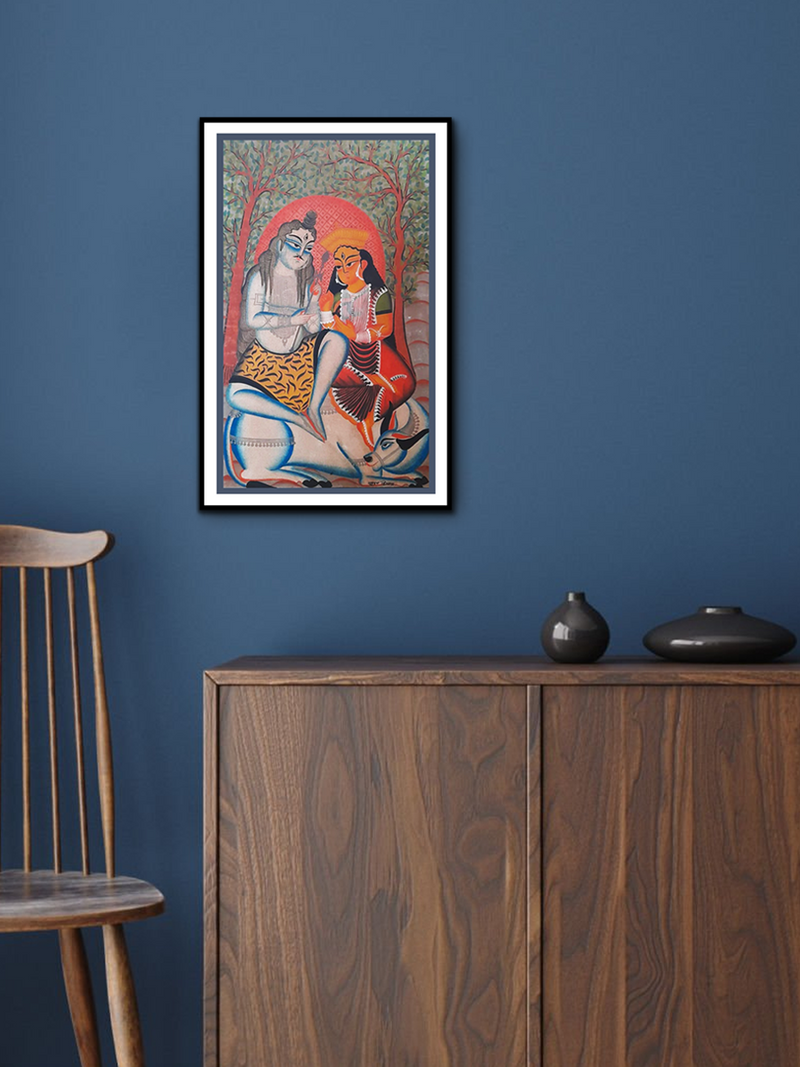 Eternal Love Story: Kalighat Artistry by Uttam Chitrakar