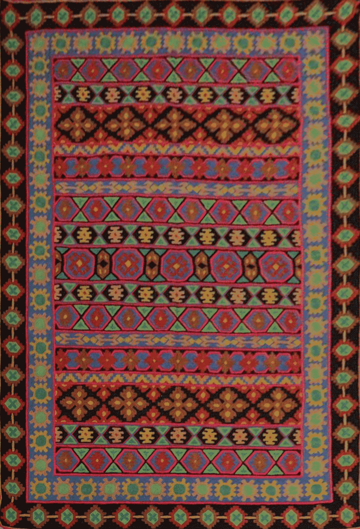 Eternal Threads in Crewel Embroidery by Jahangir Ahmed Bhat Thumbnail