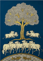 The Nurturing Tree and Cows by Kalyan Joshi