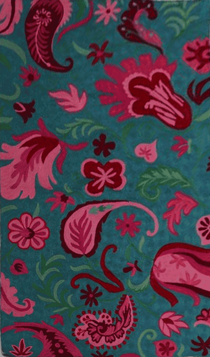 Ethereal Flora in Crewel Embroidery by Jahangir Ahmed Bhat Thumbnail