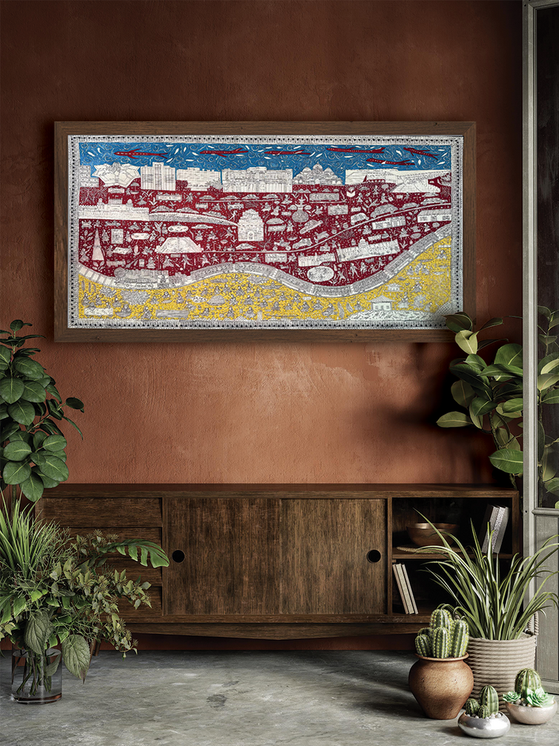 Delhi Darshan: The Cityscape of New Delhi in Mata ni Pachedi by Sanjay Chitara