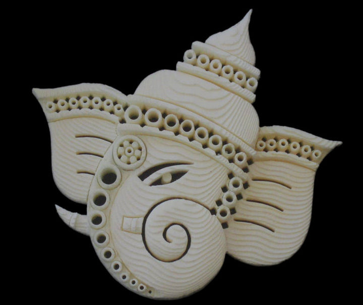 Face of Divinity- Entity of Wisdom of Foam Art, Sea foam Art by Harsh Verdhan Chhajed Thumbnail