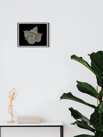 Face of Divinity- Entity of Wisdom of Foam Art, Sea foam Art for sale