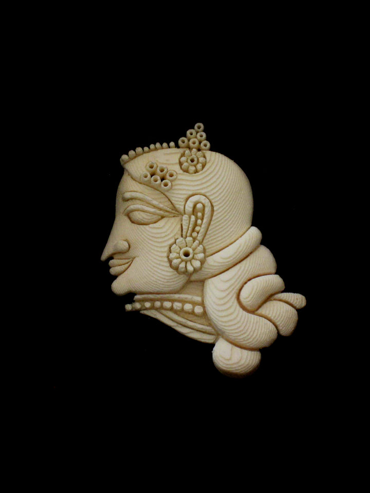 Feminine Elegance: A woman adorned with foam art, Sea foam Art by Harsh Verdhan Chhajed Thumbnail