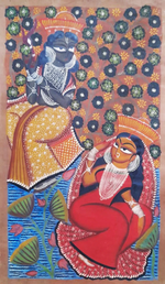 Fields of Devotion: Uttam Chitrakar's Kalighat Romance