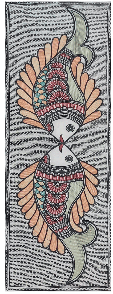 Fish in Madhubani by Priti Karn Thumbnail