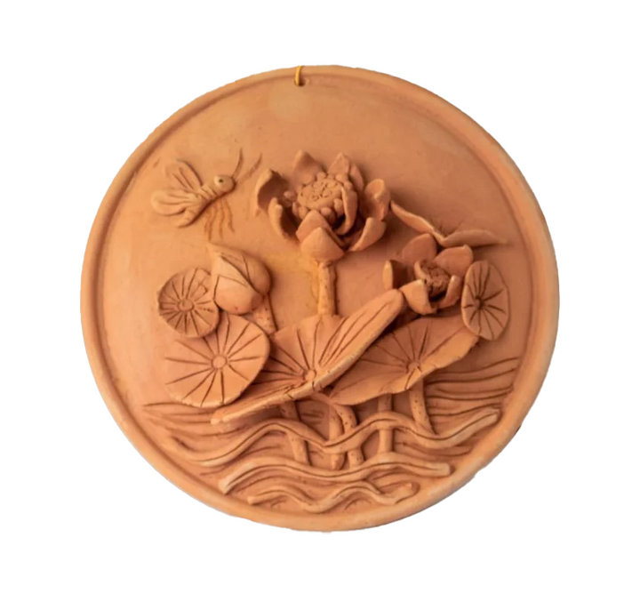 Floating Allure of Lotus:Terracotta art by Dolon Kundu Thumbnail