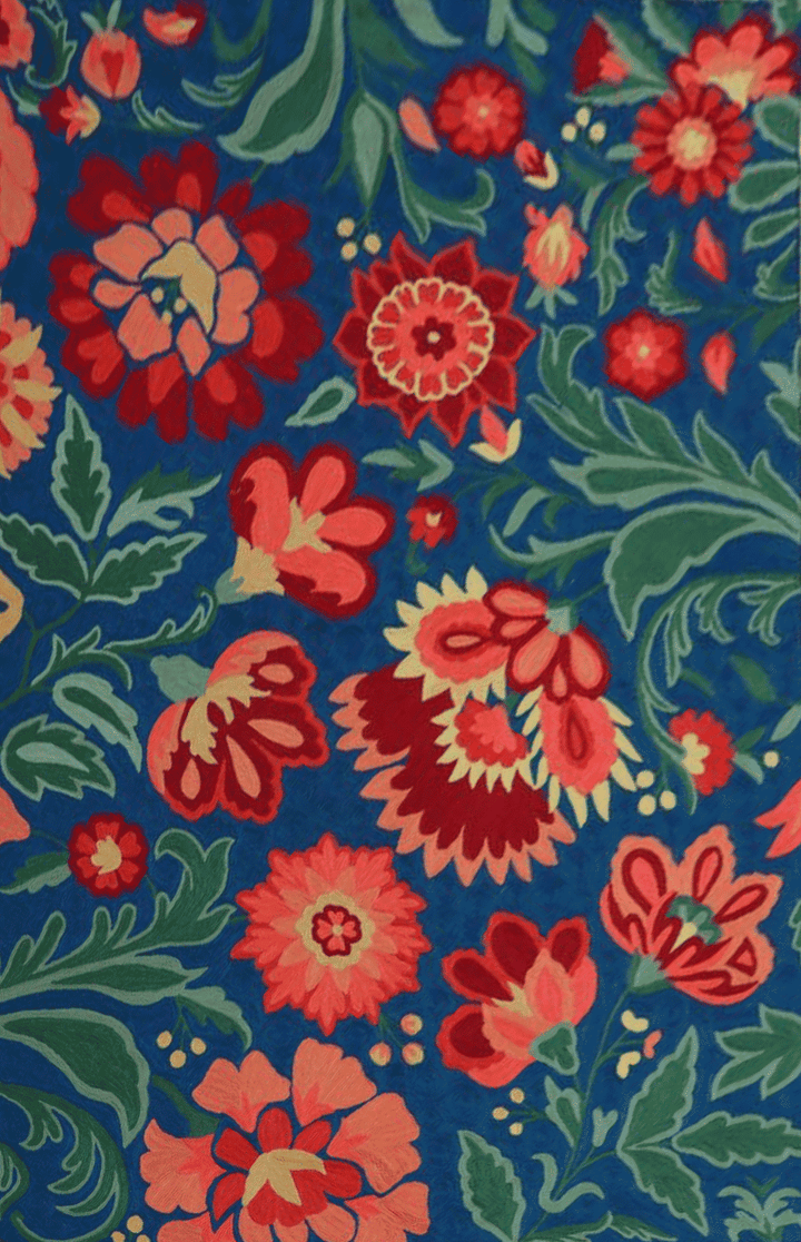 Floral Motifs in Crewel Embroidery by Jahangir Ahmed Bhat Thumbnail