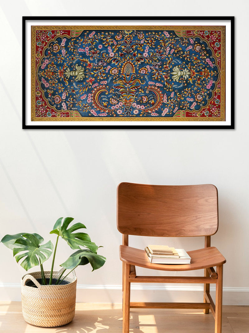 Floral Motifs in Usta Miniature by Pankaj Kumar