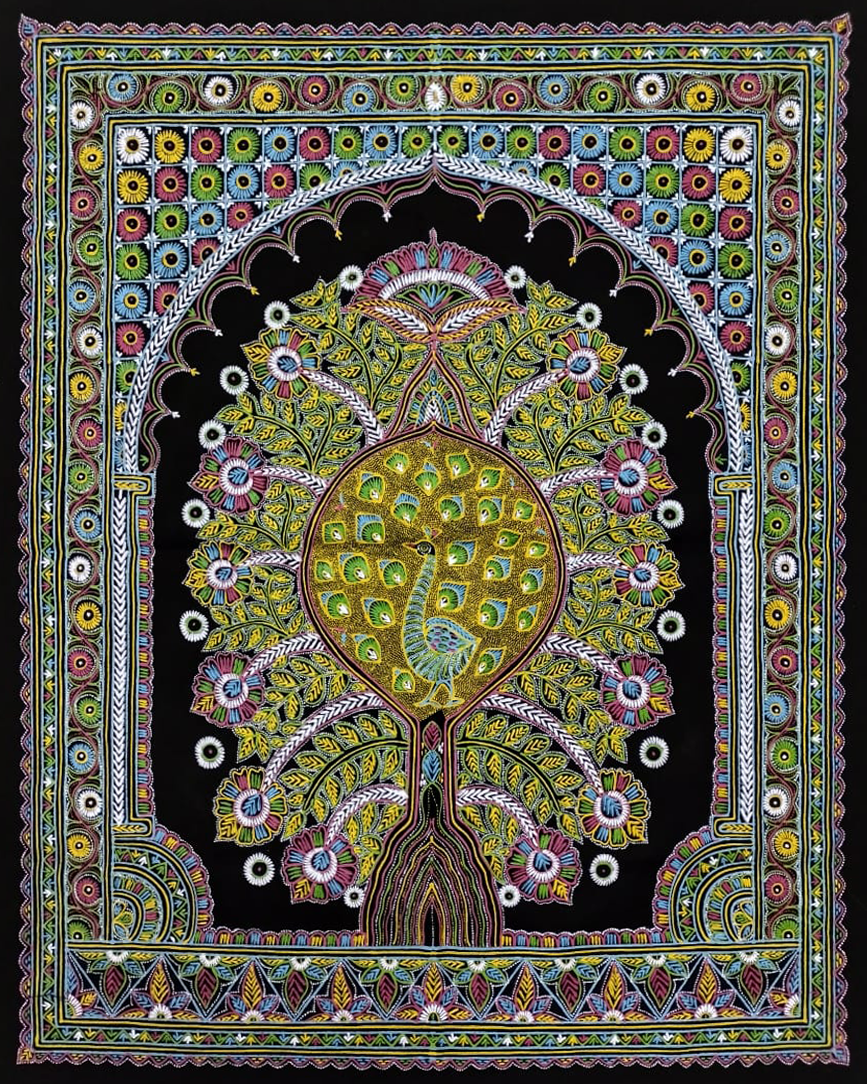 Artist Hanis Rogan Buy Floral Rogan Artwork | Authentic & Unique Rogan Art Painting
