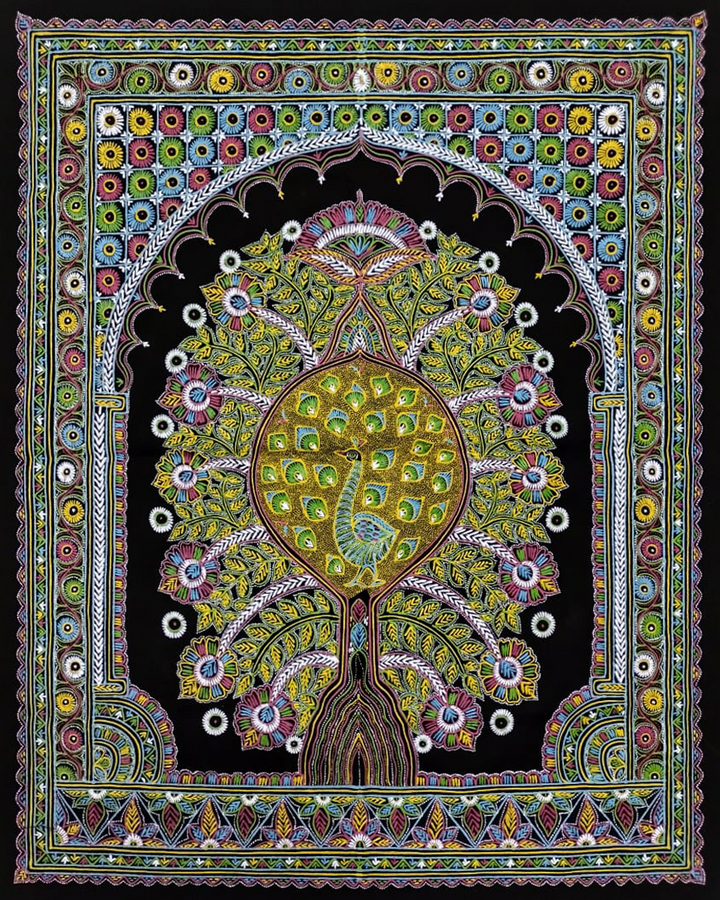 Floral Rogan artwork by Rizwan Khatri Thumbnail