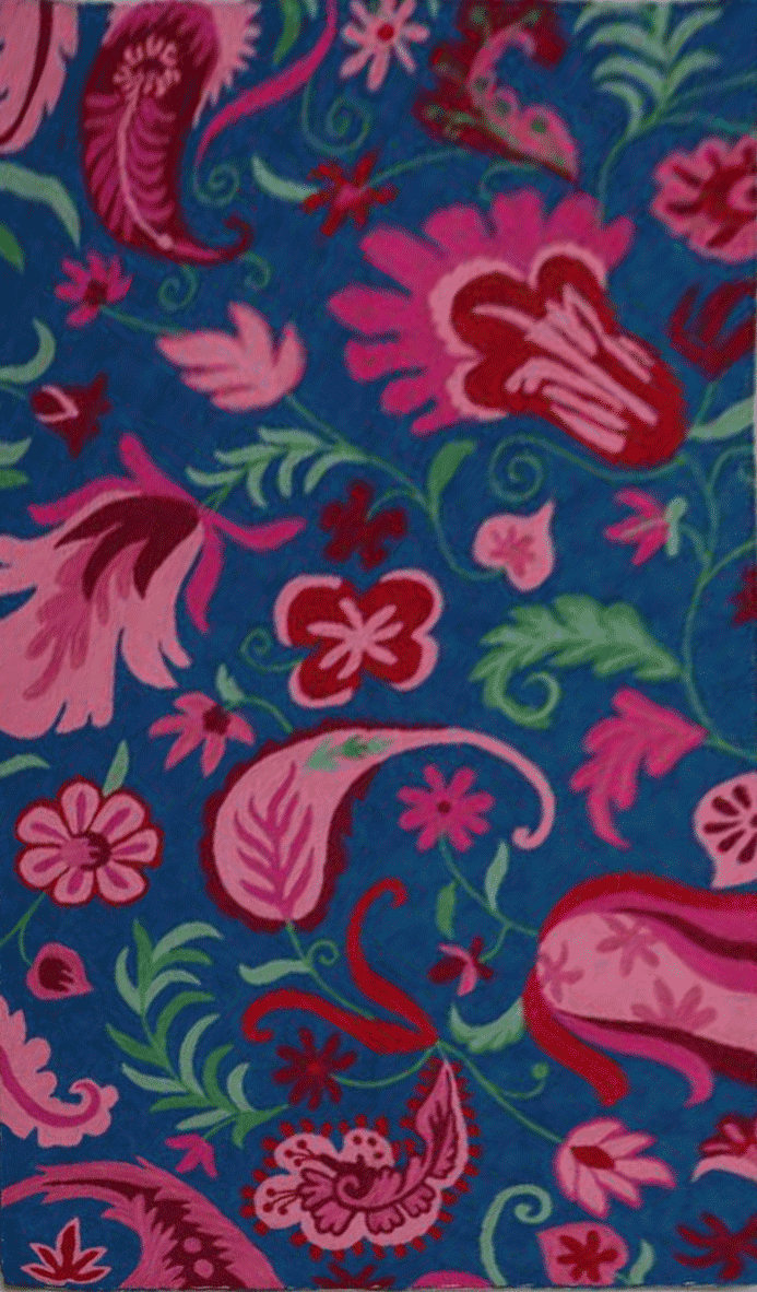 Floral Symphony in Crewel Embroidery by Jahangir Ahmed Bhat Thumbnail