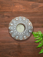 Buy Handcrafted Wooden Diya for diwali home decor