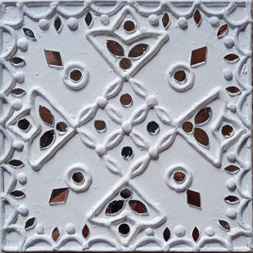 Floral pattern Mudwork by Nalemitha For Home Decor, Gifting Thumbnail