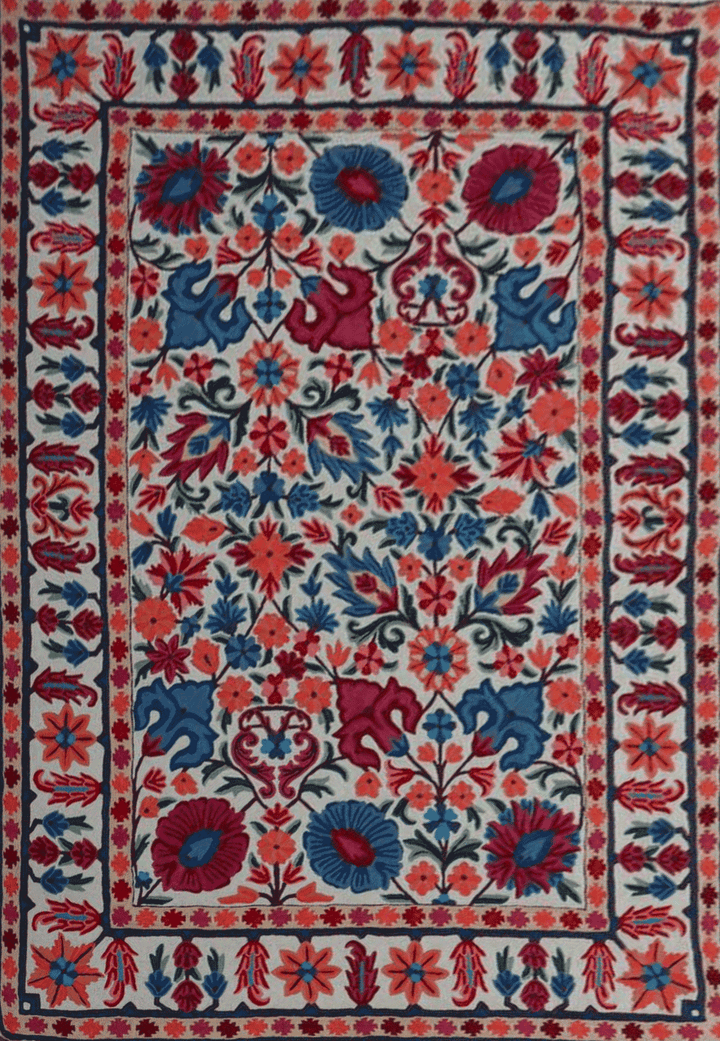 Floral symphony in Crewel Embroidery Jahangir Ahmed Bhat Thumbnail