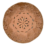 Floral wall piece  in Terracotta art by Dolon Kundu