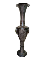 Shop Flower vase in Black Pottery by Ramjatan Prajapati