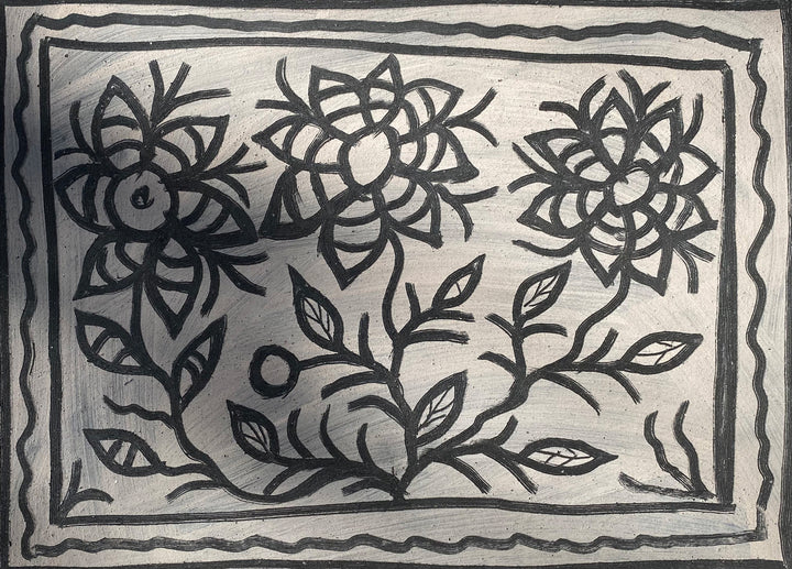 Flowers in Khovar by Manikchand Mahto Thumbnail