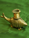 Buy now and experience the fluid elegance of The Enchanting Fish of Dokra Art.