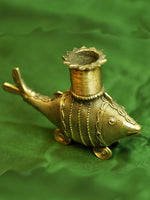 Buy now and experience the fluid elegance of The Enchanting Fish of Dokra Art.