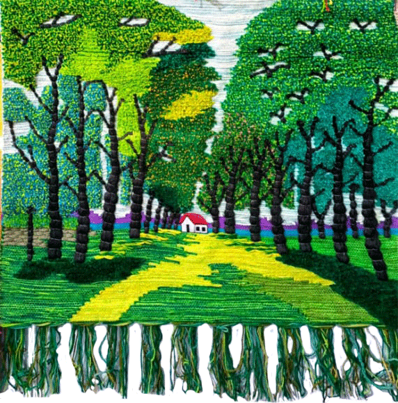 Forest in Gazipur Wall Hanging by Md. Matim Thumbnail