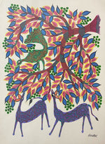 Buy Forest Life, Bhil Art by Geeta Bariya