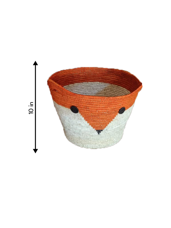 Fox like basket in Sabai Grass Work By Dipali Mura Thumbnail