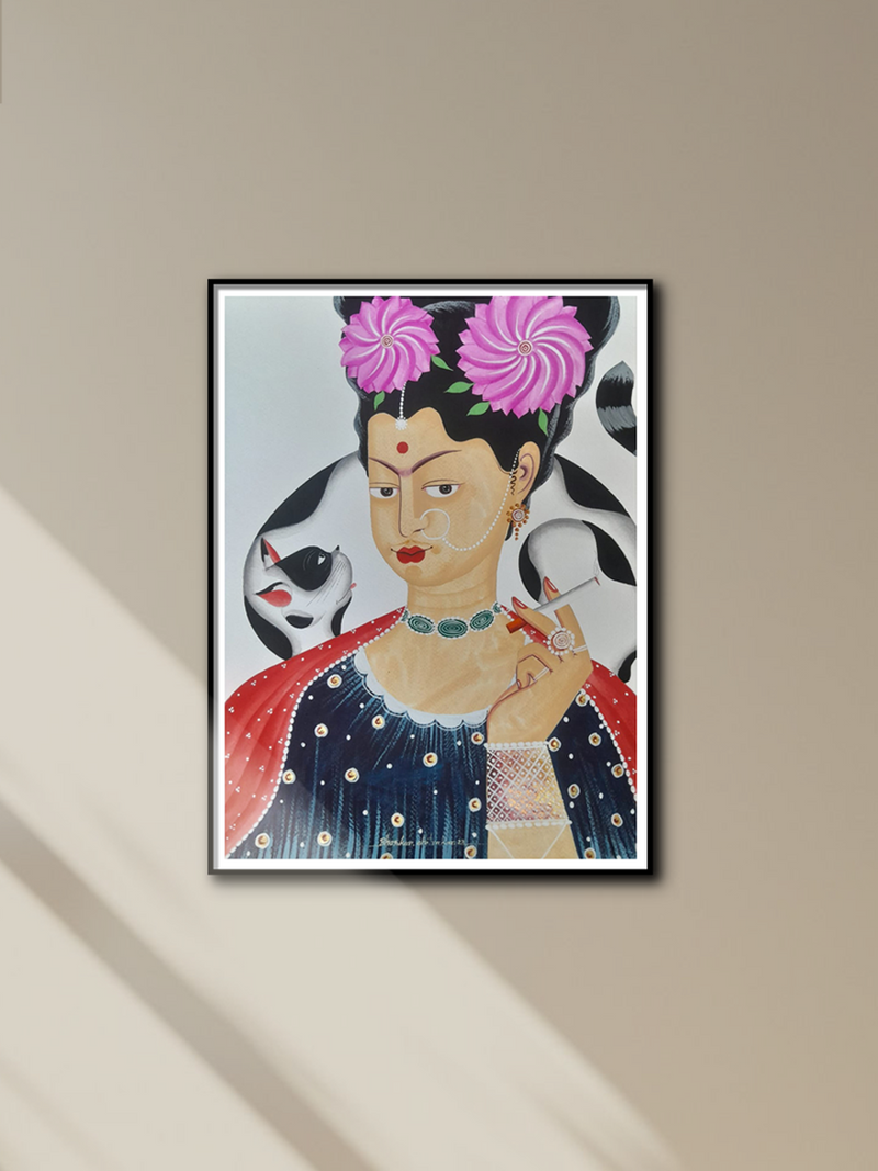 Shop Frida Kahlo in Kalighat by Bhaskar Chitrakar