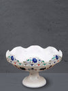 Shop Fruit Bowl in White Marble Inlay by Fammo Khan