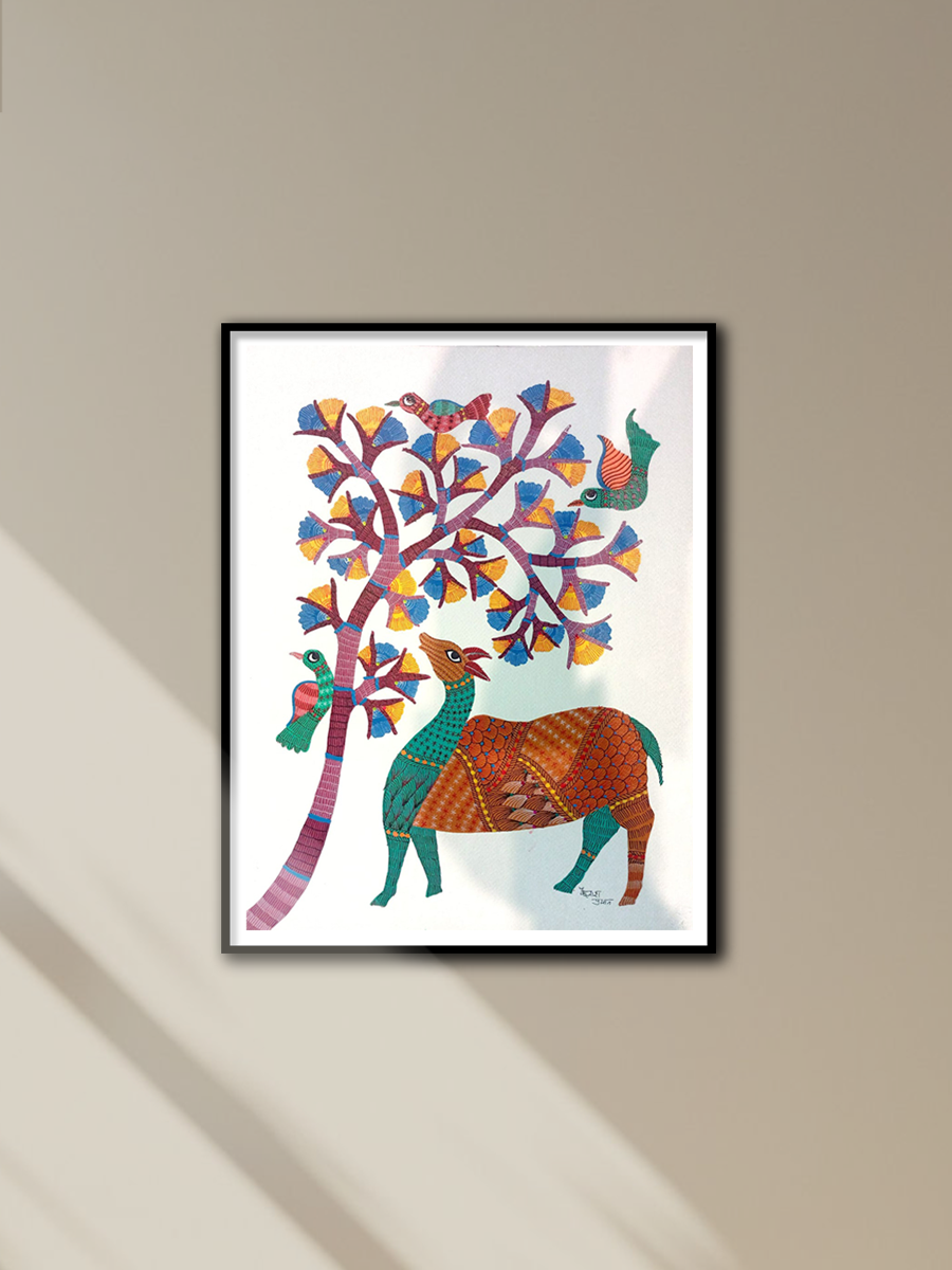 Shop Wild Whispers: Gond art by Kailash Pradhan 