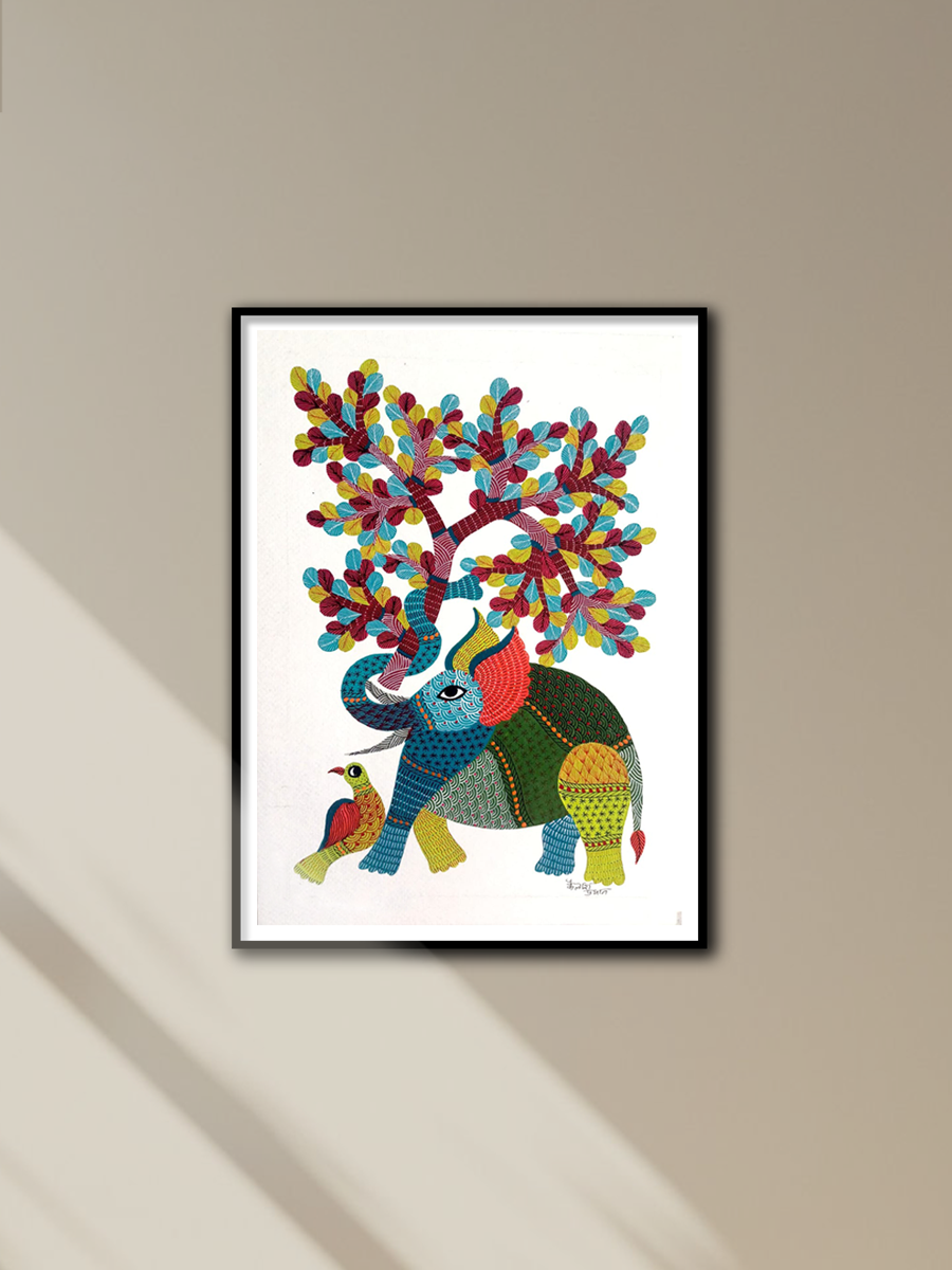 Shop Nature's Tapestry: Gond art by Kailash Pradhan