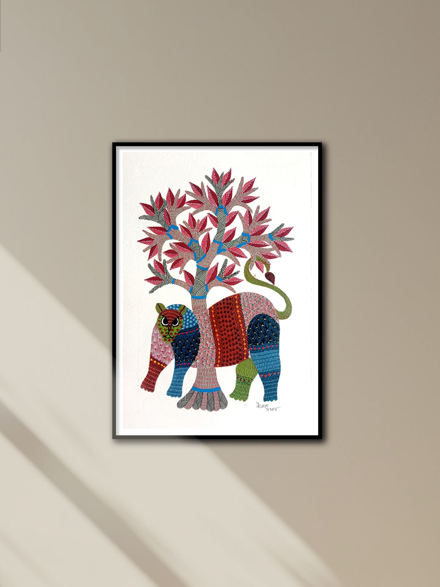 Buy Pride of the Jungle: Gond Art by Kailash Pradhan