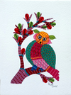 Shop Owl in Gond art by Kailash pradhan