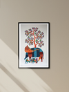 Jungle Symphony in Gond art by Kailash Pradhan for sale