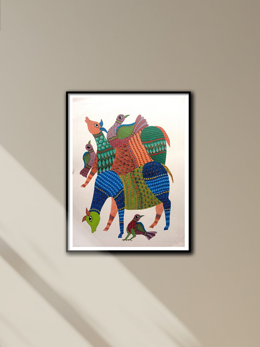 Shop Nature's Harmony: Animals in Gond by Kailash