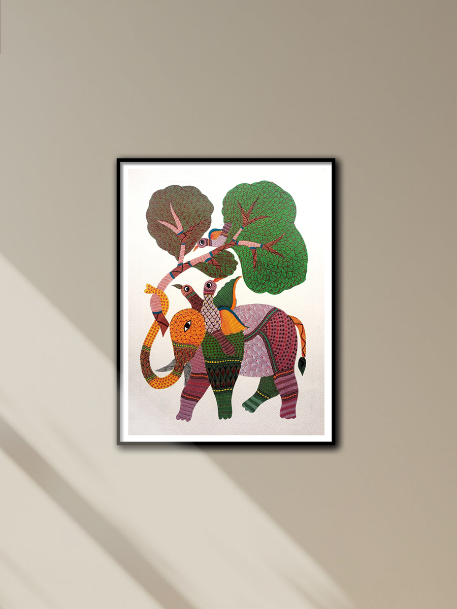 Shop Nature's Tapestry: Animals in Gond by Kailash Pradhan
