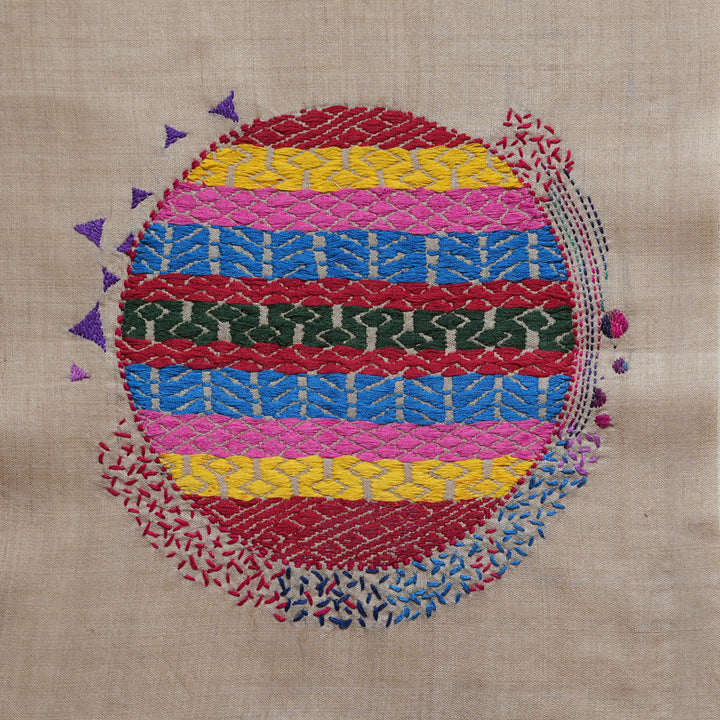 The Celestial Planet in Kantha by Mahamaya Sikdar Thumbnail