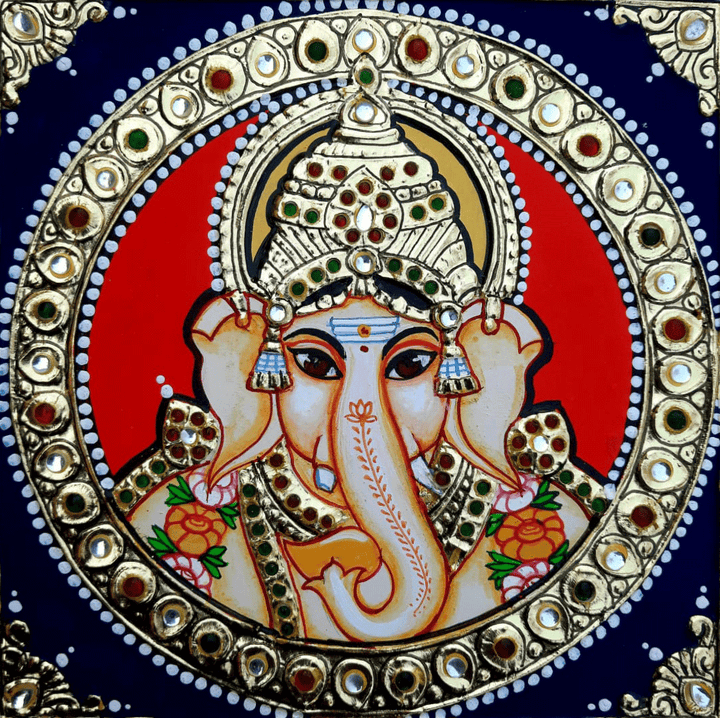 Ganapathi in Tanjore by Sanjay Tandekar Thumbnail