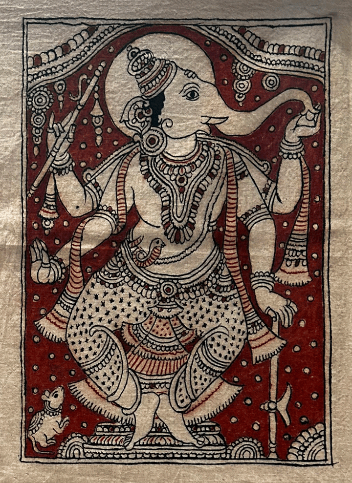 Ganesha Kalamkari art by K Siva Reddy Thumbnail
